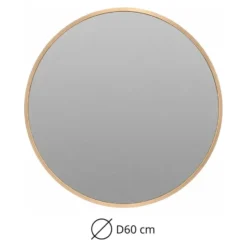 H&S Collection Spiegel Florence - D60 cm - aluminium - goud