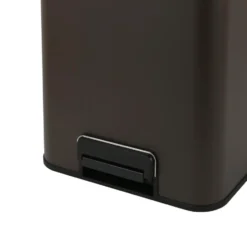 Hunno Pedaalemmer Soft Close - Bruin - 40 Liter
