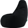 icon - Dalton XL Zitzak Fauteuil met Poef - Gaming - Ribfluweel - Blauwgroen