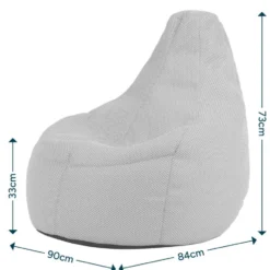icon - Dalton Zitzak Fauteuil - Gaming - Roze