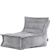 icon - Dolce Kinderzitzak Stoel - Ribfluweel Fauteuil - Grijs