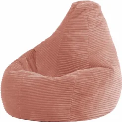 icon Kinderzitzakken Dalton - Corduroy Zitzak - Oud roze