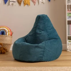 icon Kinderzitzakken Dalton - Corduroy Zitzak - Blauwgroen