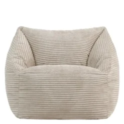 icon Kinderzitzakken Morgan - Corduroy Zitzak met Vulling - Beige