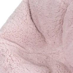 icon - Kingston Kinderzitzak Stoel - Fluffy Pluche Teddy - Oud roze
