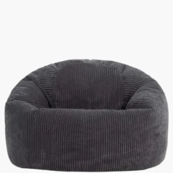 icon - Kingston XL Zitzak Fauteuil - Ribfluweel - Houtskool