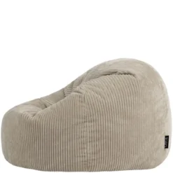 icon - Kingston XL Zitzak Fauteuil - Ribfluweel - Beige