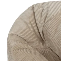 icon - Kingston XL Zitzak Fauteuil - Ribfluweel - Beige