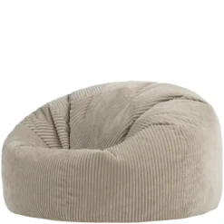 icon - Kingston XL Zitzak Fauteuil - Ribfluweel - Beige