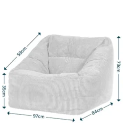 icon Zitzack Natalia - Corduroy Zitzakfauteuil - Mokka