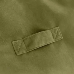 icon Zitzack Natalia - Fluwelen Zitzakfauteuil - Olijfgroen