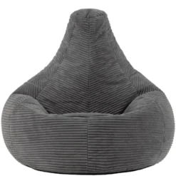 icon Zitzak Dalton - Corduroy Zitzak Volwassenen - Houtskool