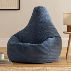 icon Zitzak Dalton - Corduroy Zitzak Volwassenen - Denimblauw