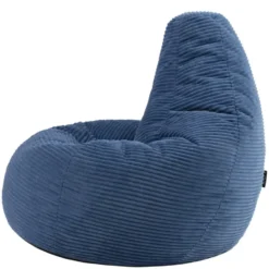 icon Zitzak Dalton - Corduroy Zitzak Volwassenen - Denimblauw