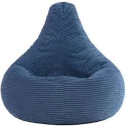 icon Zitzak Dalton - Corduroy Zitzak Volwassenen - Denimblauw