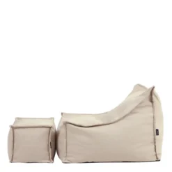icon Zitzak en Poef Alto - Zitzak Fauteuil Buiten - Beige