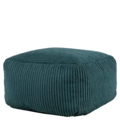 icon Zitzak en Poef Natalia - Corduroy Zitzak - Blauwgroen