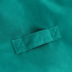 icon Zitzak en XL Poef Natalia - Fluwelen Zitzak - Blauwgroen