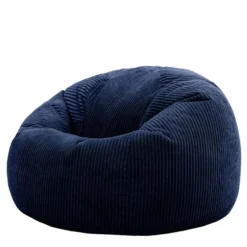 icon Zitzak Kingston - Corduroy Zitzak Volwassenen - Marineblauw