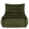 icon Zitzak Lounger Dolce - Fluwelen Zitzak - Olijfgroen
