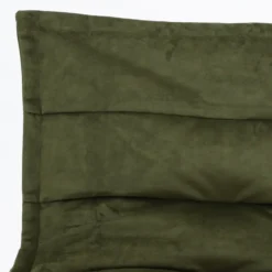 icon Zitzak Lounger Dolce - Fluwelen Zitzak - Olijfgroen