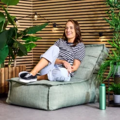 icon Zitzak Lounger Dolce - Zitzak Buiten - Saliegroen