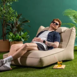 icon Zitzak Lounger Nova - Olefin Zitzak Buiten - Beige