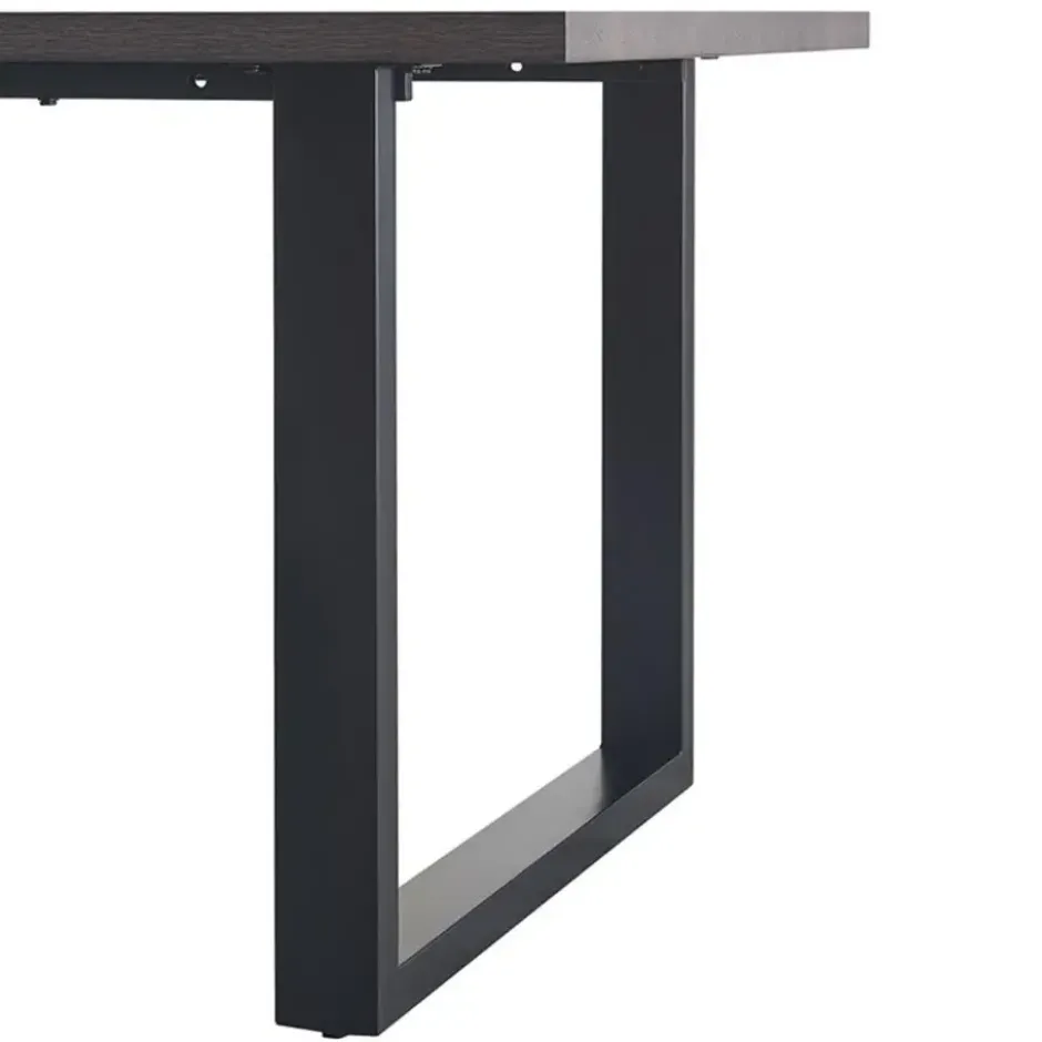 Interiax Eettafel 'Oliver' 180 cm Decor Donkerbruin