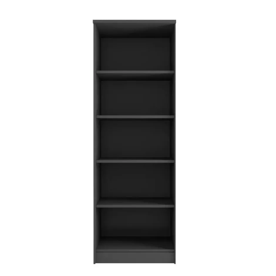 Interiax Kledingkast 'Amelie' - Antraciet - 2 Deurs - 180x80x40 cm