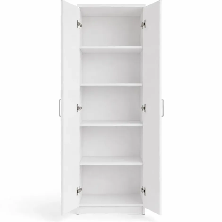 Interiax Kledingkast 'Amelie' - Wit - 2 Deurs - 180x60x40 cm