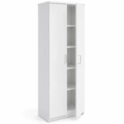 Interiax Kledingkast 'Amelie' - Wit - 2 Deurs - 180x60x40 cm