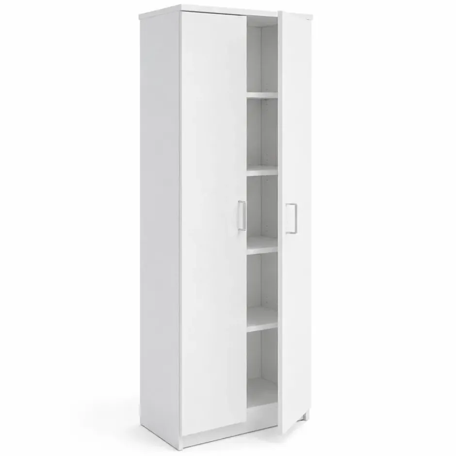 Interiax Kledingkast 'Amelie' - Wit - 2 Deurs - 180x60x40 cm
