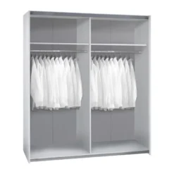 Interiax Kledingkast 'Emma' - Sonoma Eik- Schuifdeurkast - 195x170x57.5 cm