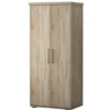 Interiax Kledingkast 'Mila' - Sonoma Eik - 2 Deurs - 183x80x52cm