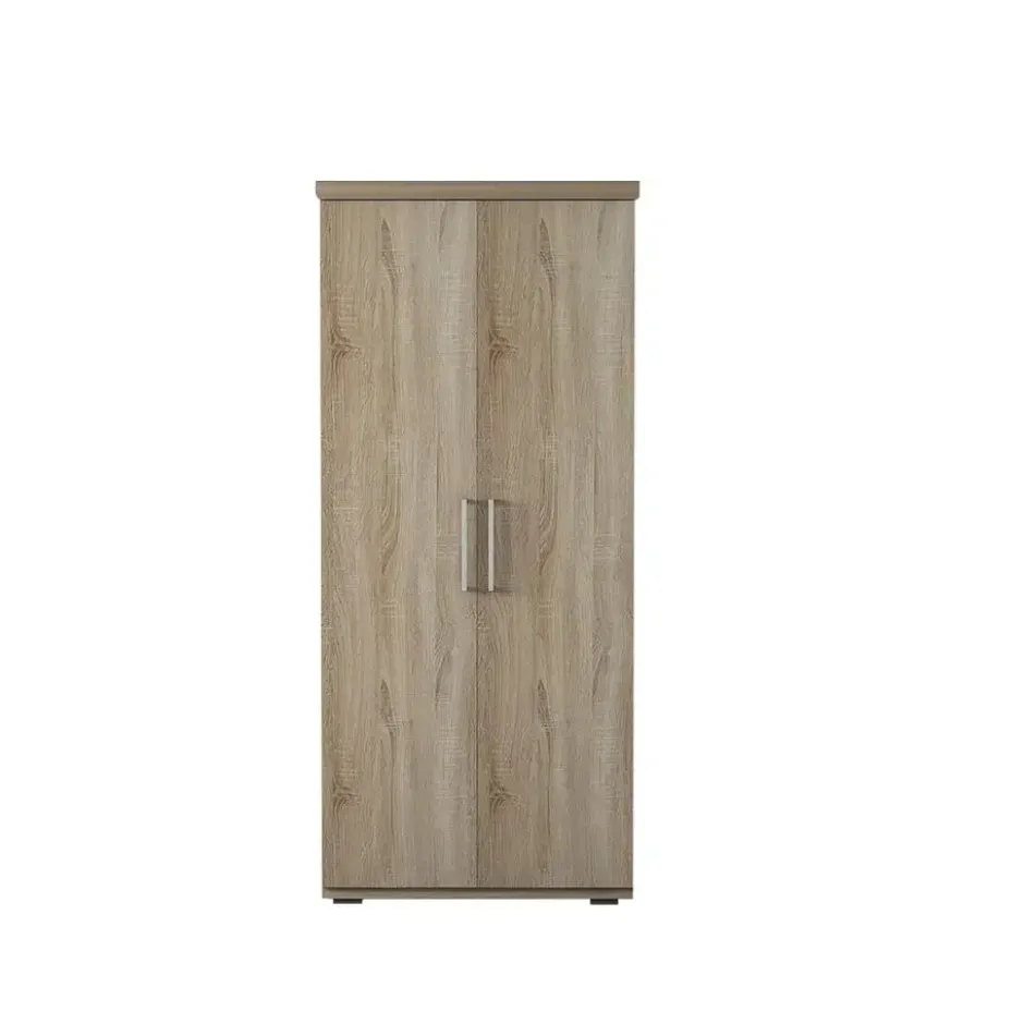 Interiax Kledingkast 'Mila' - Sonoma Eik - 2 Deurs - 183x80x52cm