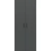 Interiax Kledingkast 'Verona' - 2 Deuren - Antraciet - 179x74x51,9cm