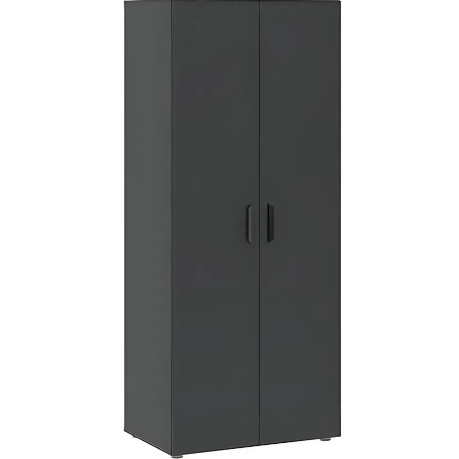 Interiax Kledingkast 'Verona' - 2 Deuren - Antraciet - 179x74x51,9cm