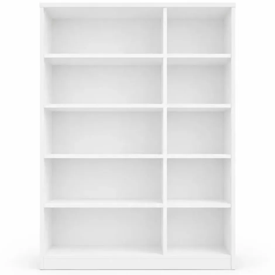 Interiax Opbergkast - Kledingkast 'Amelie' - Wit - 3 Deurs - 180x120x40cm
