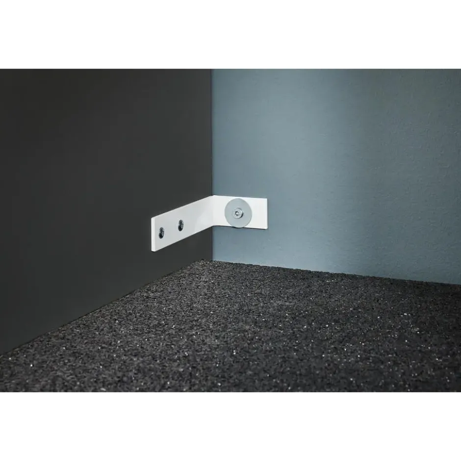 Interiax WASHWALL 'Mary' Wasmachine Opbergkast Antraciet - 162x50x67.5 cm