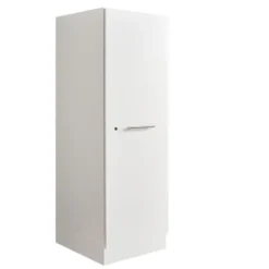 Interiax WASHWALL 'Mary' Wasmachine Opbergkast Wit - 162x50x67.5 cm