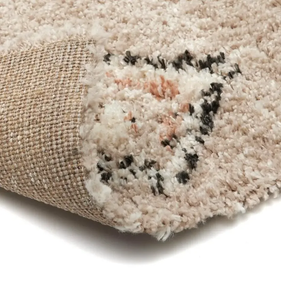 Interieur05 Berber Vloerkleed Ikat grijs/beige - 150 x 80 cm