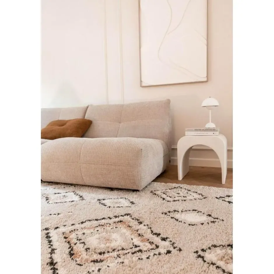 Interieur05 Berber Vloerkleed Ikat grijs/beige - 150 x 80 cm