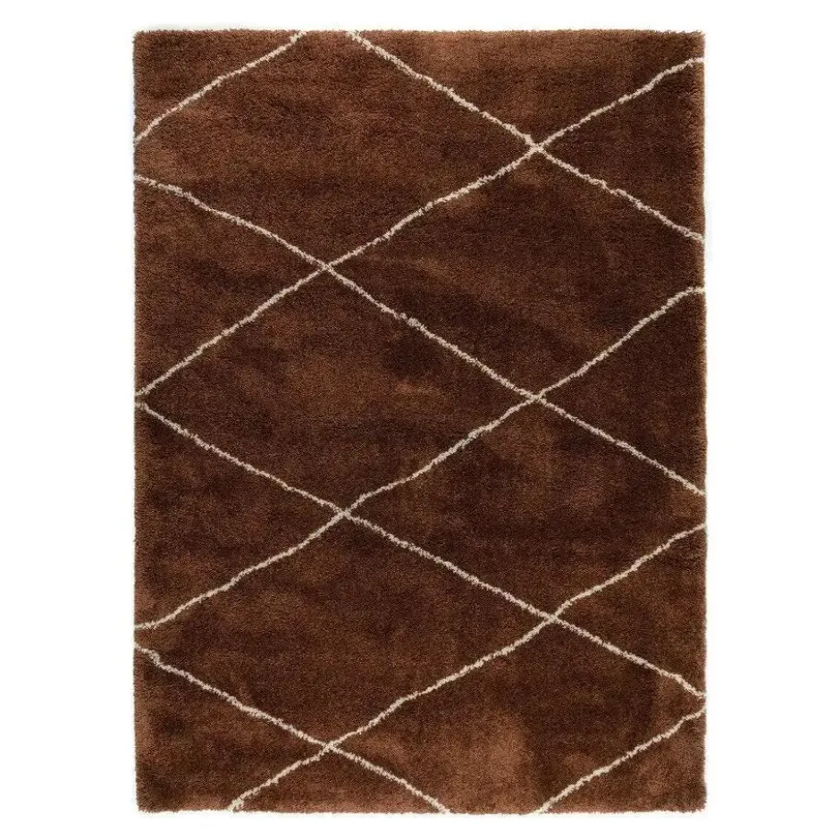 Interieur05 berber vloerkleed Nea roest/creme - 330 x 240 cm