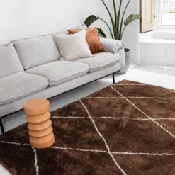 Interieur05 berber vloerkleed Nea roest/creme - 290 x 200 cm