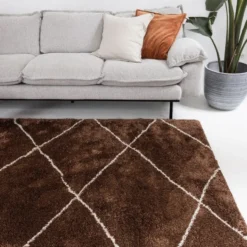 Interieur05 berber vloerkleed Nea roest/creme - 290 x 200 cm