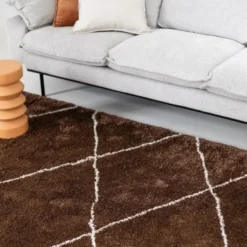 Interieur05 berber vloerkleed Nea roest/creme - 290 x 200 cm