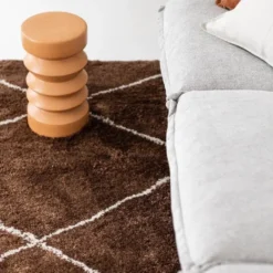 Interieur05 berber vloerkleed Nea roest/creme - 290 x 200 cm