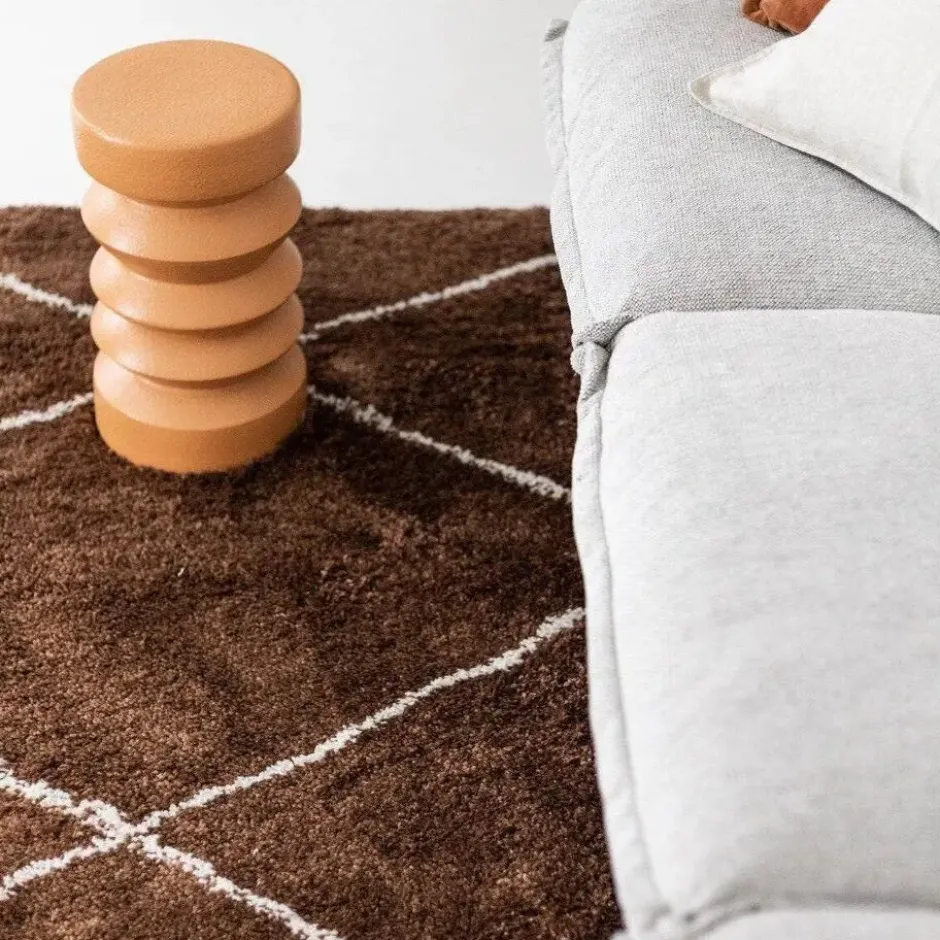 Interieur05 berber vloerkleed Nea roest/creme - 290 x 200 cm