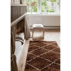 Interieur05 berber vloerkleed Nea roest/creme - 290 x 200 cm