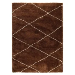 Interieur05 berber vloerkleed Nea roest/creme - 230 x 160 cm